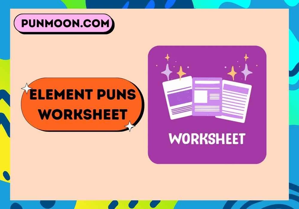 Element Puns Worksheet
